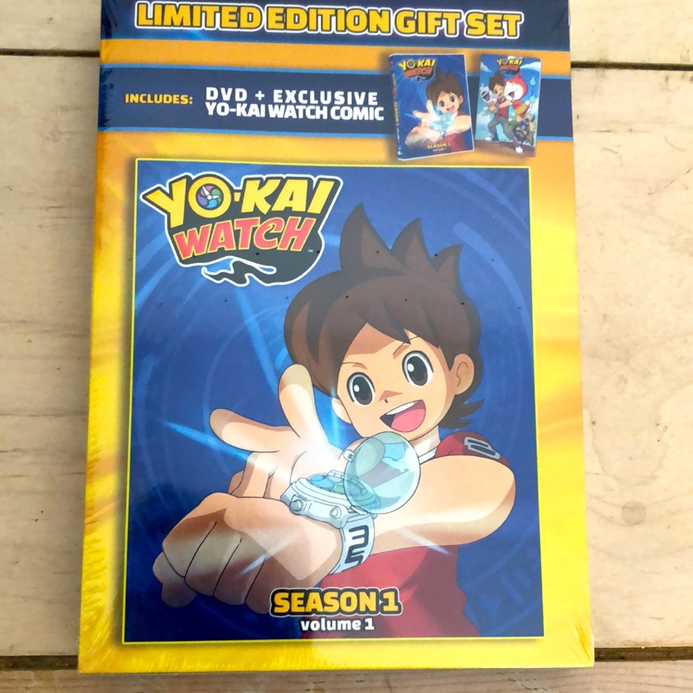 Yo-Kai Watch limited edition season 1 + exclusive comic book DVD set